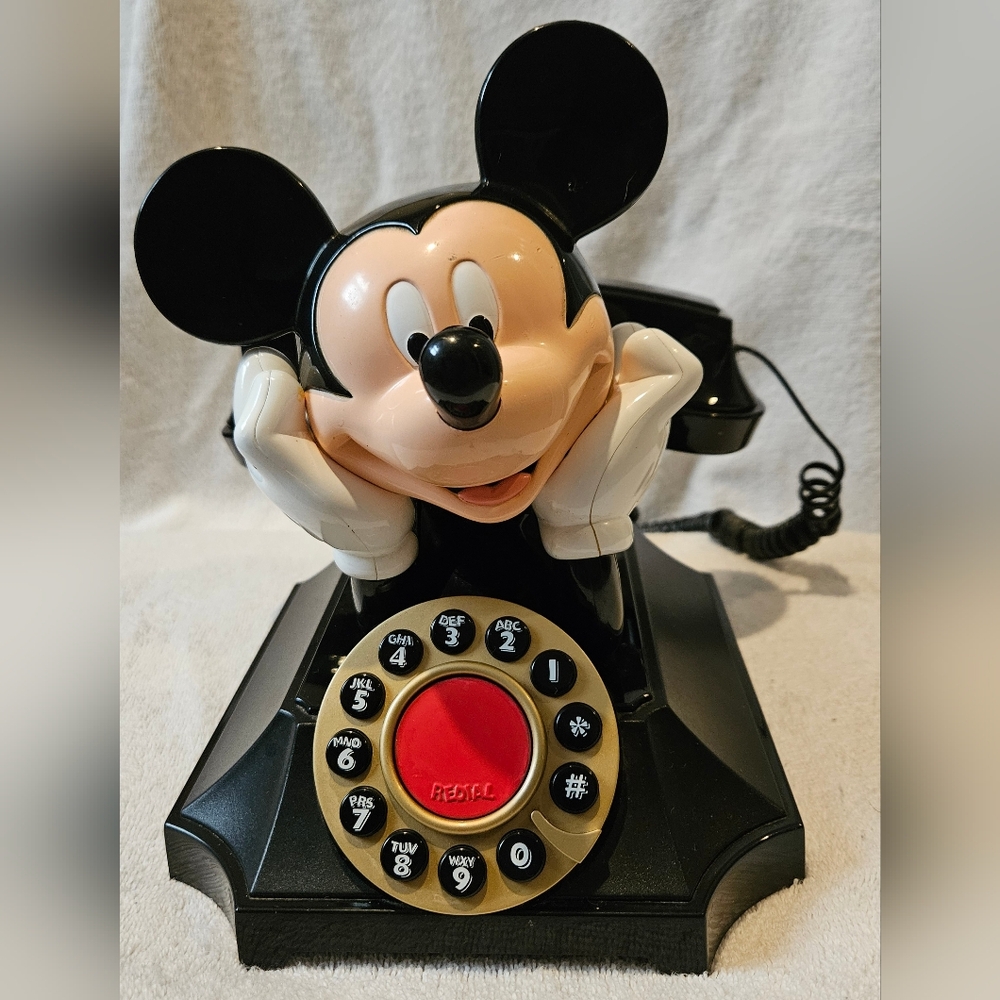 Mickey Mouse Telephone Telemania Used